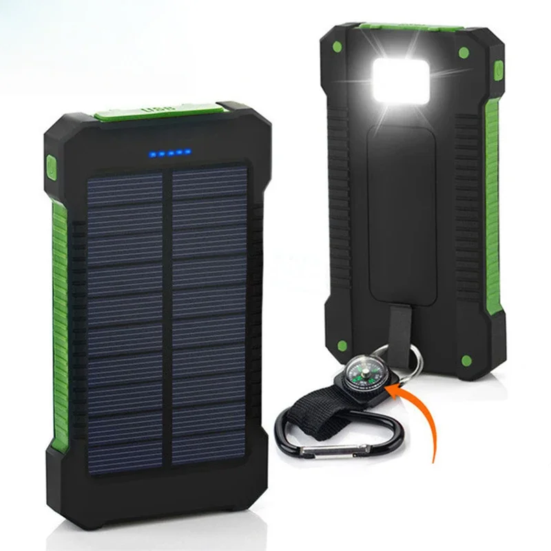 Solar Charger Panel Foldable - Bank Daya Tenaga Surya Portabel 20000mAh