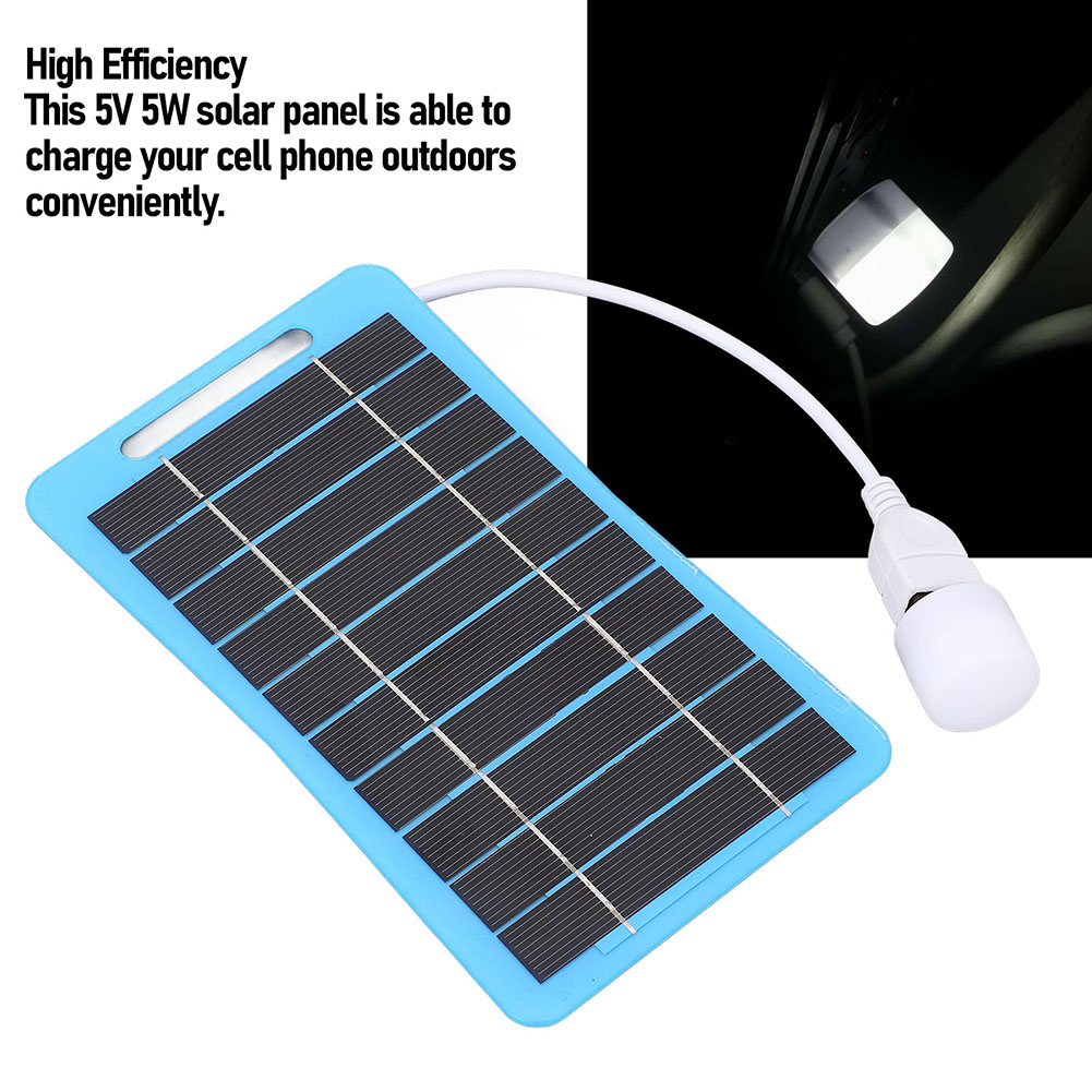 Solar Charger Panel Foldable - Panel Surya Silikon Polikristalin 5W5V USB