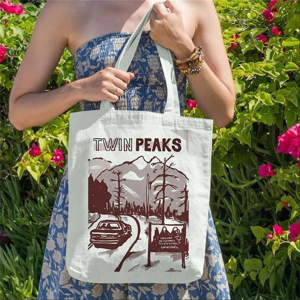 Tas Tote Kanvas Twin Peaks Cet - Sustainable Living Zero Waste ulasan dan harga