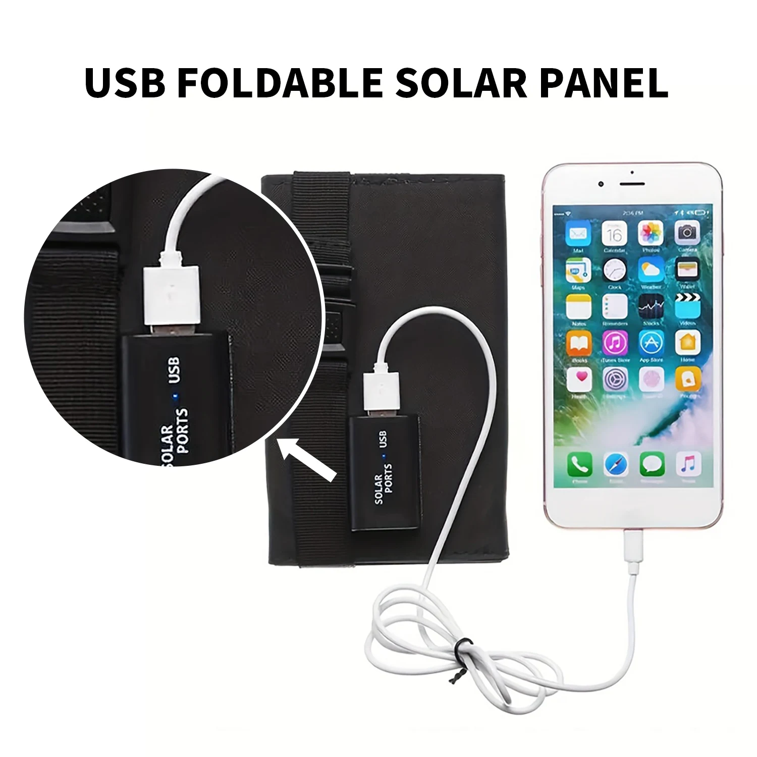 Panel Surya Lipat 20W 50W 60W  - Solar Charger Panel Foldable ulasan dan harga