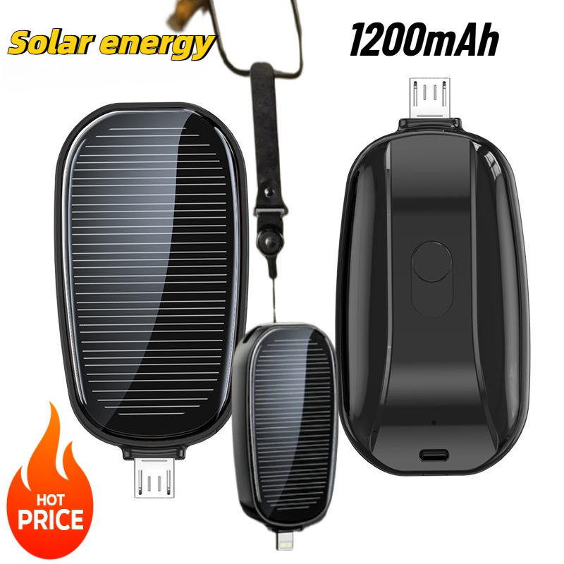 Power Bank Mini Tenaga Surya 1 - Solar Charger Panel Foldable ulasan dan harga
