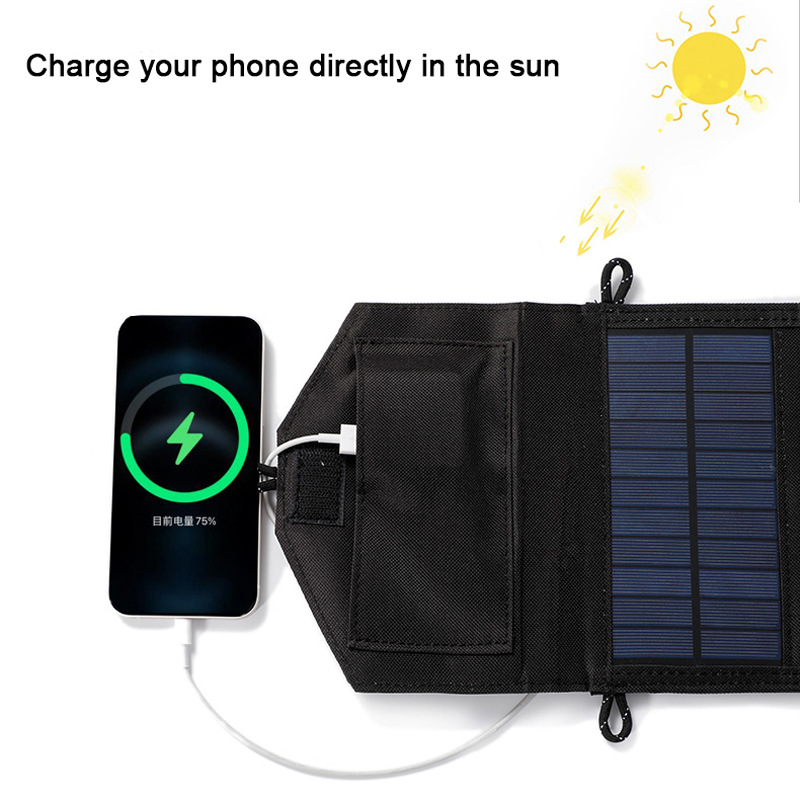 Pengisi Daya Panel Surya USB L - Solar Charger Panel Foldable ulasan dan harga