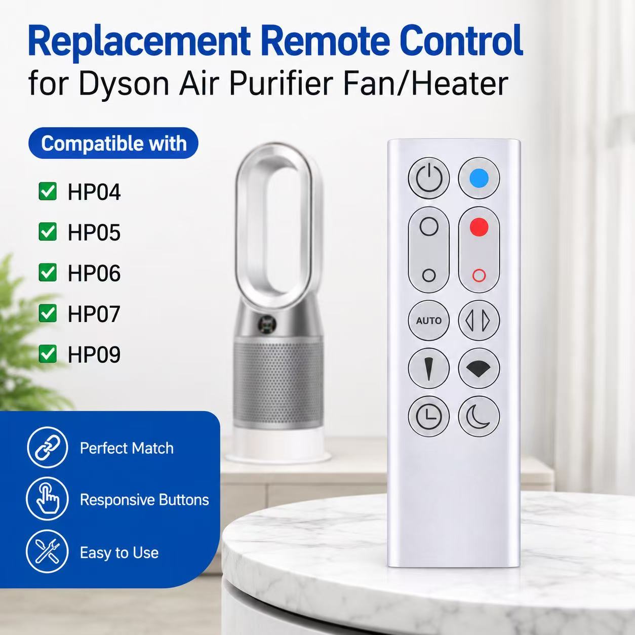 Remote Control Pengganti untuk - Dyson Fan Am07 ulasan dan harga