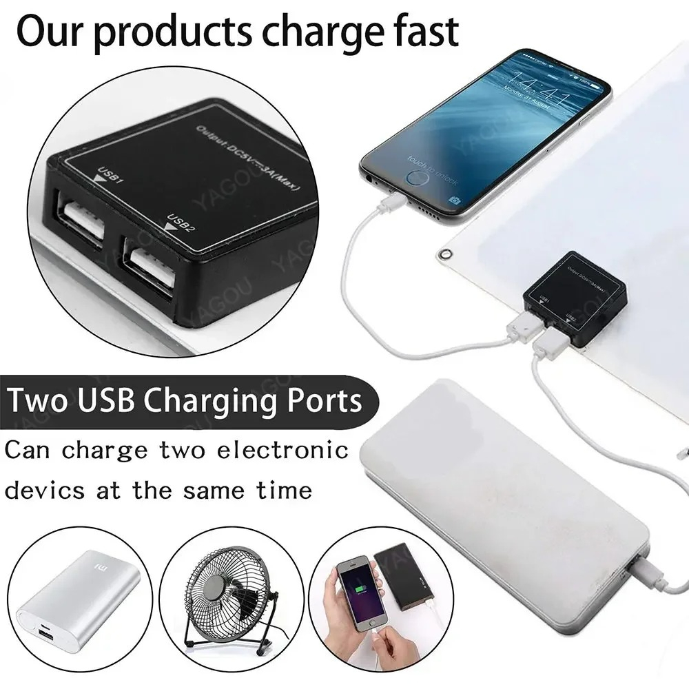 Pengisi Daya Panel Surya USB G - Solar Charger Panel Foldable ulasan dan harga